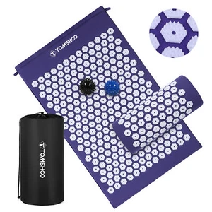 TOMSHOO Akupressurmatte und Kissen Massage Set zur Muskelentspannung P3S8 - Bild 1 von 10