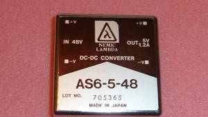 NEW NEMIC Lambda AS6-5-48 power module IN 48V OUT 5V 1.2A DC-DC CONVERTER 4-PIN - Picture 1 of 12