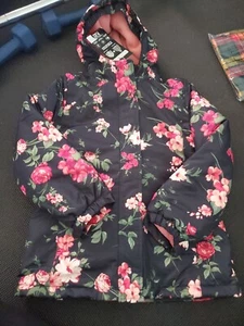 The Children's Place Girls Floral Print 3-In-1 Jacket Black Large (10/12) NWT - Picture 1 of 5