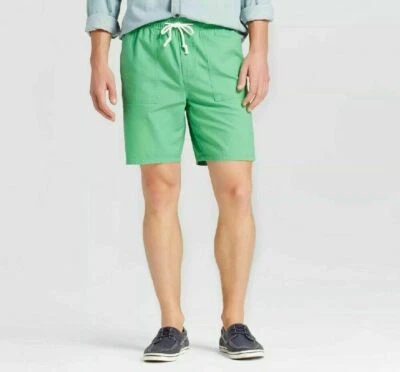 NUEVO CON ETIQUETAS MERONA Pantalones Cortos de Algodón Calce Informal de Tiro Medio para Hombre, Verde Fresco, Selecciona Talla Foto 1 de 2