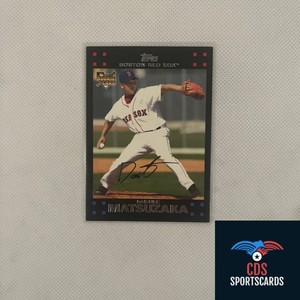 2007 Topps Boston Red Sox Team Set Baseball Card #BOS1 Daisuke Matsuzaka RC