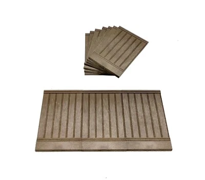 Proops Dolls House Wall Panels, Oak, Tongue & Groove, 1/12th Scale. A1004 - Image 1 of 2