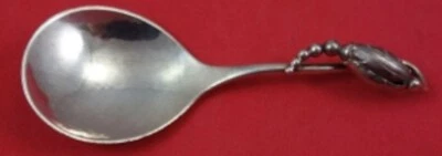 Blossom by Georg Jensen Sterling Silver Tea Caddy Spoon 4" Heirloom Silverware - Image 1 of 2