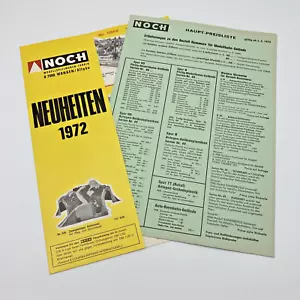 Noch Model Train and Railroad Accessories New Products and Pricelist 1972 German - Picture 1 of 5