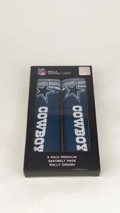 New NFL Dallas Cowboys Car Truck Suv Van Rally Seat Belt Pads Covers Set - Picture 1 of 6