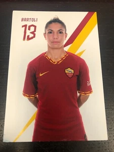 FOTO CARTOLINA BARTOLI N 13 AS ROMA FEMMINILE COME NUOVA - Foto 1 di 2