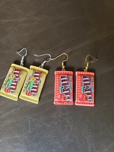 Candy M&MS Ohrringe 2 Paar KOSTENLOSER VERSAND  - Bild 1 von 3