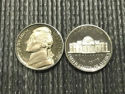1987 P D S Jefferson Nickel  In Mint Cello & Proof (3 Coins) - Image 1 of 4