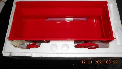 Franklin Mint Precision Models 1/12 Scale Die Cast Farm Flare Side Wagon Red  - Image 1 of 4