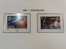 YUGOSLAVIA EUROPA cept 1991 Sin Fijasellos MNH espacio