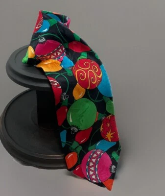 Corbata Fratelli Para Hombres Luces de Navidad Adornos Mordaza Regalo Fiesta de Vacaciones Corbata Foto 1 de 4