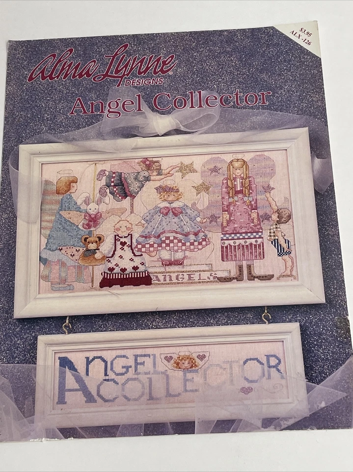 Alma Lynne Designs Angel Collector Cross Stitch Pattern - Image 1 of 4