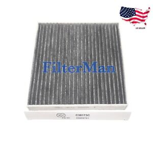 CARBONIZED CABIN AIR FILTER FOR CHEVY SILVERADO TAHOE SUBURBAN GREAT FIT C38173 