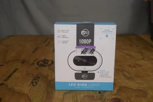 MEE 1080p HD LED Ringlicht USB Webcam Kamera Autofokus Streaming Videoanruf - Bild 1 von 3