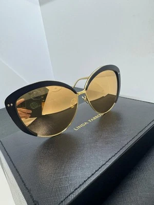 Linda Farrow Cat Eye Sunglasses  LFL579C2SUN MRSP $1,020 NWB - Image 1 of 4