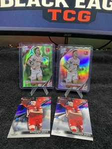 BENJAMIN SESKO /250 GREEN LAVA TOPPS CHROME BUNDESLIGA 2024/25 + REFRACTOR - Bild 1 von 2