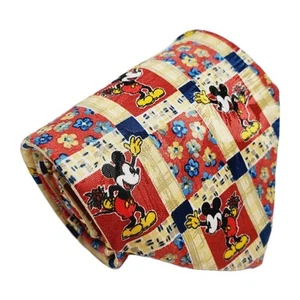 Mickey Unlimited Necktie Multicolor Mickey Mouse Pattern Men's Neck Tie - Picture 1 of 5