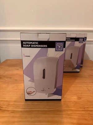 Distributeur de savon liquide automatique mural - Photo 1/4