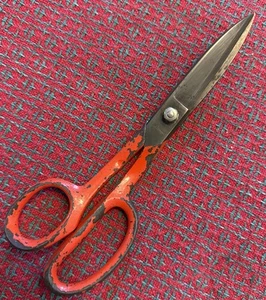 Vintage Curved Offset Handle Scissors Solingen Germany - Picture 1 of 15