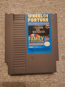 Wheel Of Fortune Family Edition - NES Nintendo Game Tested 