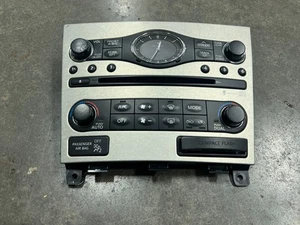 2007 2008 Infiniti G35 Sport Sedan AC Heater Climate Controls HVAC OEM 6985 - Picture 1 of 6