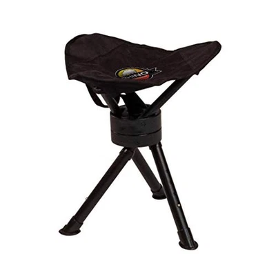  Blinds  Outdoors RC-829 Hunting Swivel Stool w/Adjustabe Legs, Black  - Image 1 of 3