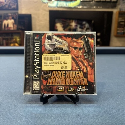 Duke Nukem: Time to Kill (PlayStation 1 PS1, 1998) CIB Tested & Working - Image 1 of 3