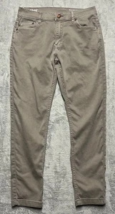 Mugsy Jeans Herren 32x29* Hellbraun Bucks Tapered Slim Leg Stretch Flex Freizeit - Bild 1 von 12