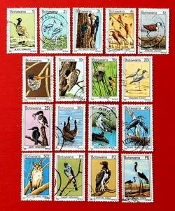 {BOTSWANA-BIRDS-AFRICA/Scott #198-214/USATO COMPLETO/CV $55,00/epictronic/JC} - Foto 1 di 2