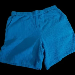 J Jill Women’s Elastic Waist Pocket Shorts Pull On Blue Womens Size XL NWT - Picture 1 of 3