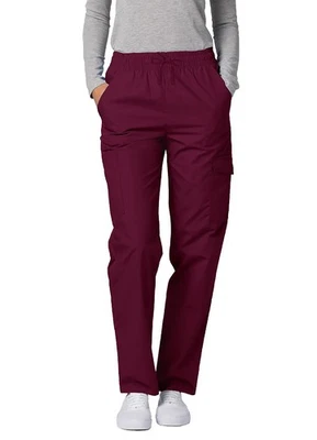 Adar Men Doctor Nurse Uniform Natural-Rise Multi Pocket Cargo Tapered Leg Pants - Image 1 of 4