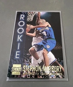STEPHON MARBURY NBA ROOKIE CARD TOPPS TSC 1996-97 HOLO RC # R6 TWOLVES KNICKS - Bild 1 von 6