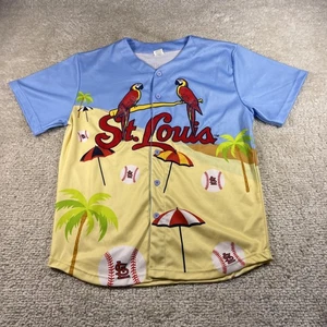 St. Louis Cardinals Jersey Mens Medium Margaritaville Beach Jimmy Buffet SGA - Picture 1 of 9