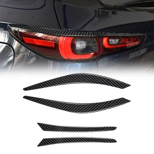 Cubierta de cejas de faros delanteros de fibra de carbono para Mazda CX-5 CX5 2012-2017 - Imagen 1 de 4