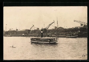Foto-AK Duisburg, Deutscher Marinetag 1926, Die Schwimmer - Picture 1 of 2