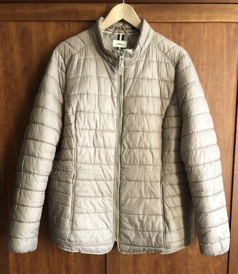 Joules Womens Canterbury Padded Jacket Size 22 Beige Warm Lightweight Puffer VGC — 第 1/4 张图片