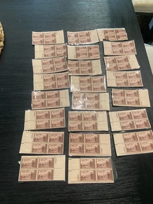 Scott # 944 - US Plate Block Of 4 - 3 Cent Kearny Expedition Santa Fe - 1946 - Image 1 of 4