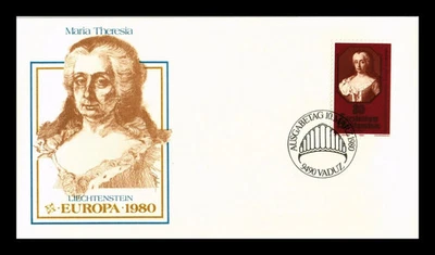 MALTA EUROPA 1980  MARIA THERESA  FLEETWOOD CACHET FDC UNADDR - Image 1 of 2