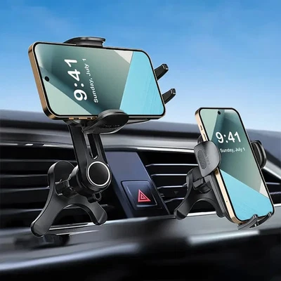  Car Vent Phone Holder   Compatible with iPhone & Android , Quick Install - Image 1 of 4