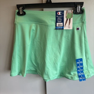 Champion Girls Lime Green Active Skort Size Large (10/12) New with Tags NWT - Image 1 of 2