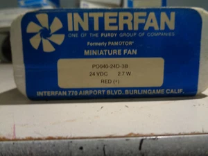 INTERFAN PO040-24D-3B FAN 24 VDC - Bild 1 von 2