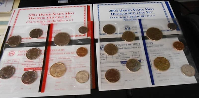 2003 US MINT P & D MINT SET IN ORIGINAL  PACKAGING  UNCIRCULATED  20 COINS - Image 1 of 4