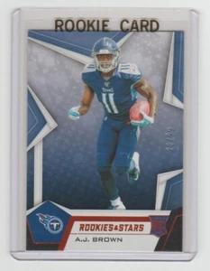 A.J. BROWN 2019 Rookies & Stars ORANGE Rookie Card #140 SP RC #22/99 Eagles - Picture 1 of 1