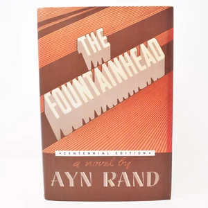 The Fountainhead Ayn Rand Hardcover Centennial Edition 2005 Plume 3rd Edition DJ - Foto 1 di 23