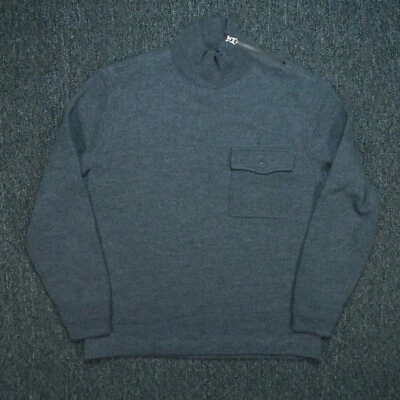 Wallace Barnes Sweater Mens Medium Gray Merino Wool Long Sleeve J Crew - Image 1 of 4
