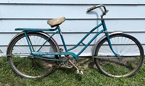 1960’s Murray Jet - Vintage Fire Bicycle For Women Aqua Blue Project Bike - Picture 1 of 15