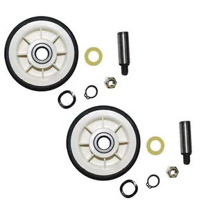2x For Whirlpool Maytag Dryer Roller Wheel Drum Support Kit Replacement 303373K - Picture 1 of 7