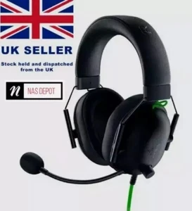 Razer BlackShark V2 X - Multi-Platform Wired Esports Headset - Black - NEW UK - Picture 1 of 7