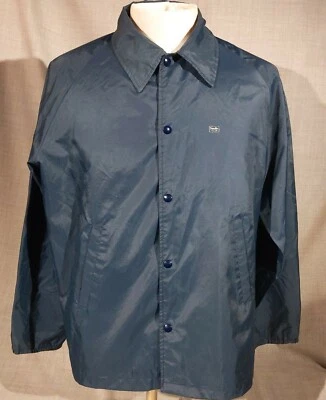 Chaqueta De Colección MVP Stauffer Azul Marino Nylon Botón a Presión Adulto Talla L Hecha en EE. UU. Foto 1 de 4