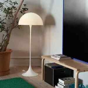 White vertical mushroom floor lamp modern living room bedroom decorative lamp